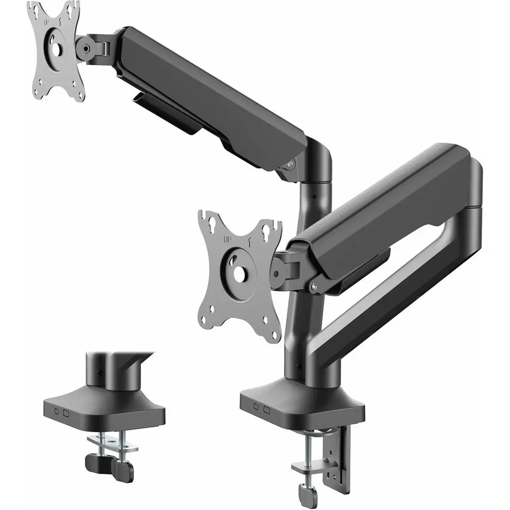 Ultra-Wide Dual Monitor Stand, Holds Up to 35 Screens, 26.4 lbs Capacity per Arm, Black Desk Mount
Ultra-Wide Dual Monitor Stand, Holds Up to 35 Screens, 26.4 lbs Capacity per Arm, Black Desk Mount