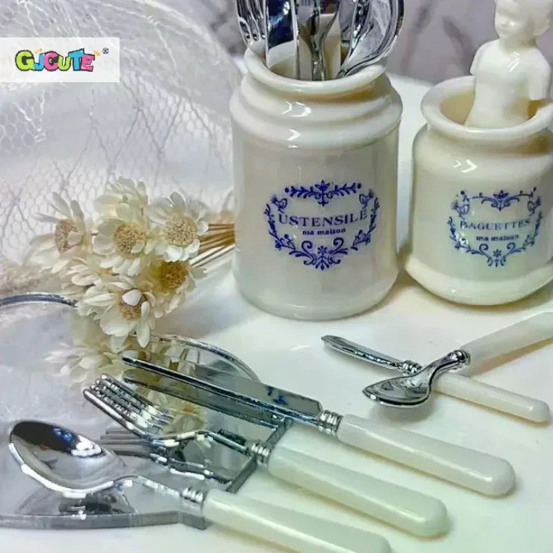 5Pcs Doll Accessories 1/6 Scale Miniature Dollhouse Kitchen Mini Knives Forks Spoons Tableware Set Model Girl Gift
5Pcs Doll Accessories 1/6 Scale Miniature Dollhouse Kitchen Mini Knives Forks Spoons Tableware Set Model Girl Gift