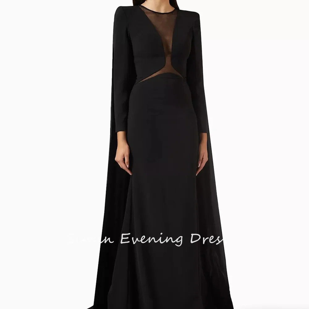 Simin فستانس Customized O-Neck Fashion Ruched Straight Classy Saudi Prom Gown With Train Evening Party dresses for women 2024
Simin فستانس Customized O-Neck Fashion Ruched Straight Classy Saudi Prom Gown With Train Evening Party dresses for women 2024