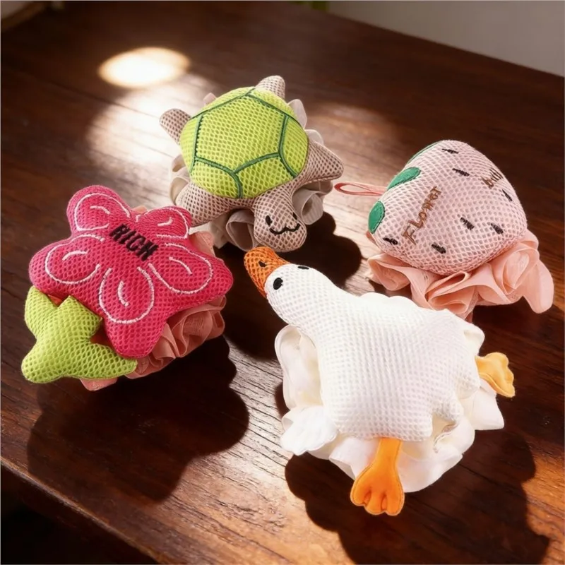Cartoon Cute Turtle Duck Shaped Bath Ball Not Scattering Durable Adult Bath Children Bath Ball Scrubbing Foaming Bath Ball ZI715
Cartoon Cute Turtle Duck Shaped Bath Ball Not Scattering Durable Adult Bath Children Bath Ball Scrubbing Foaming Bath Ball ZI715