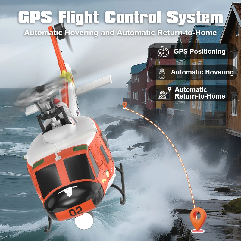 YUXIANG F07H Remote Control Helicopter UH-1 Huey Brushless Simulation Helicopter Model Aircraft GPS Positioning Automatic Return
YUXIANG F07H Remote Control Helicopter UH-1 Huey Brushless Simulation Helicopter Model Aircraft GPS Positioning Automatic Return