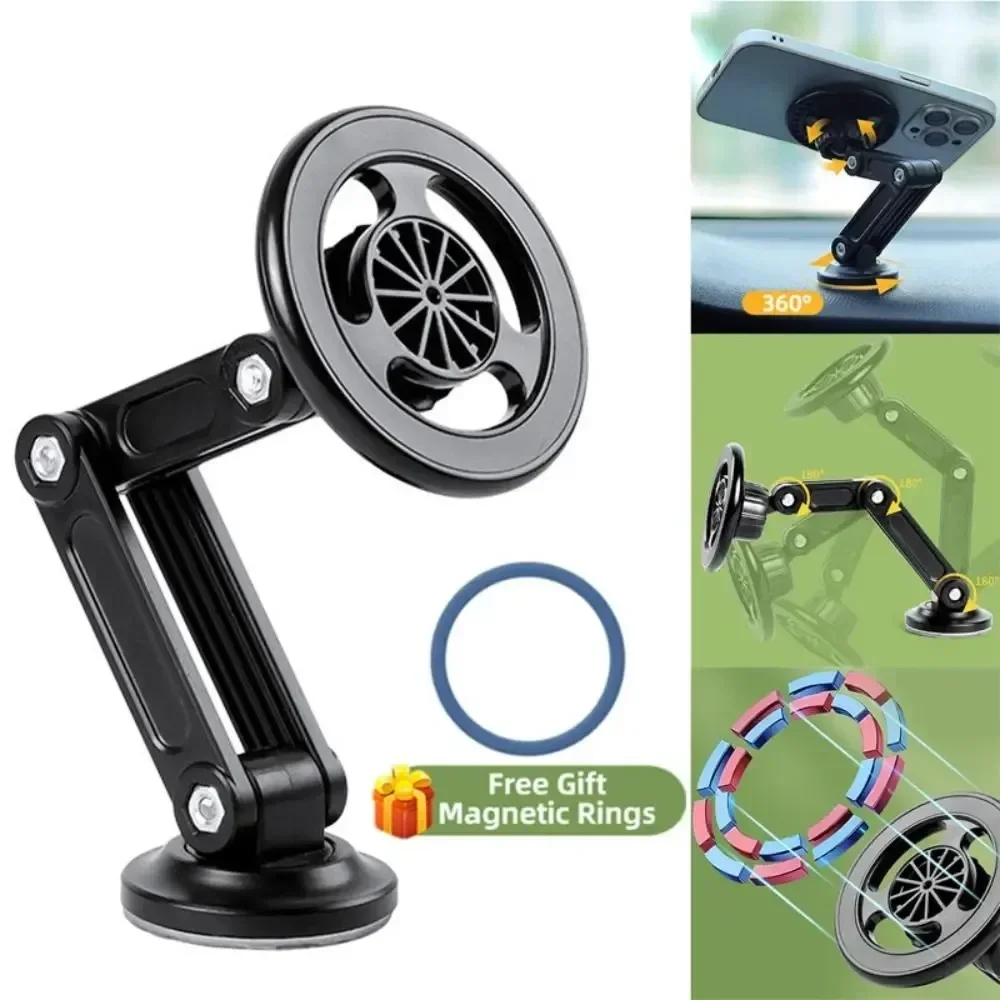 360 ° Поворотный сильный магнитный автомобильный держатель для телефона для Magsafe, складная подставка для телефона, магнитное крепление для вентиляционного отверстия, мобильная подставка для iphone 1415
360 ° Поворотный сильный магнитный автомобильный держатель для телефона для Magsafe, складная подставка для телефона, магнитное крепление для вентиляционного отверстия, мобильная подставка для iphone 1415