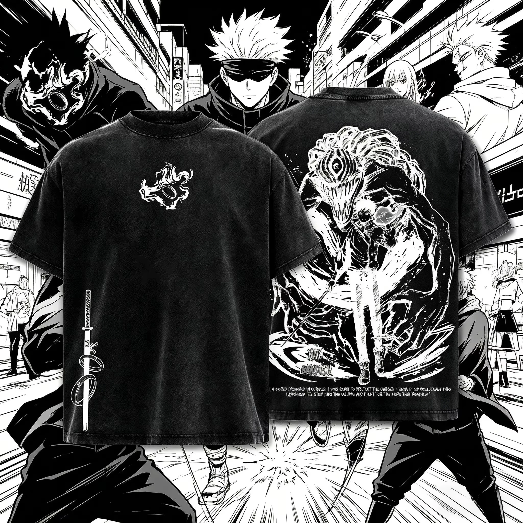 2026 New Summer Jujutsu Kaisen Anime Yuta Okkotsu Vintage Washed Oversized Tee Unisex Black White Manga Print Casual T-shirt
2026 New Summer Jujutsu Kaisen Anime Yuta Okkotsu Vintage Washed Oversized Tee Unisex Black White Manga Print Casual T-shirt