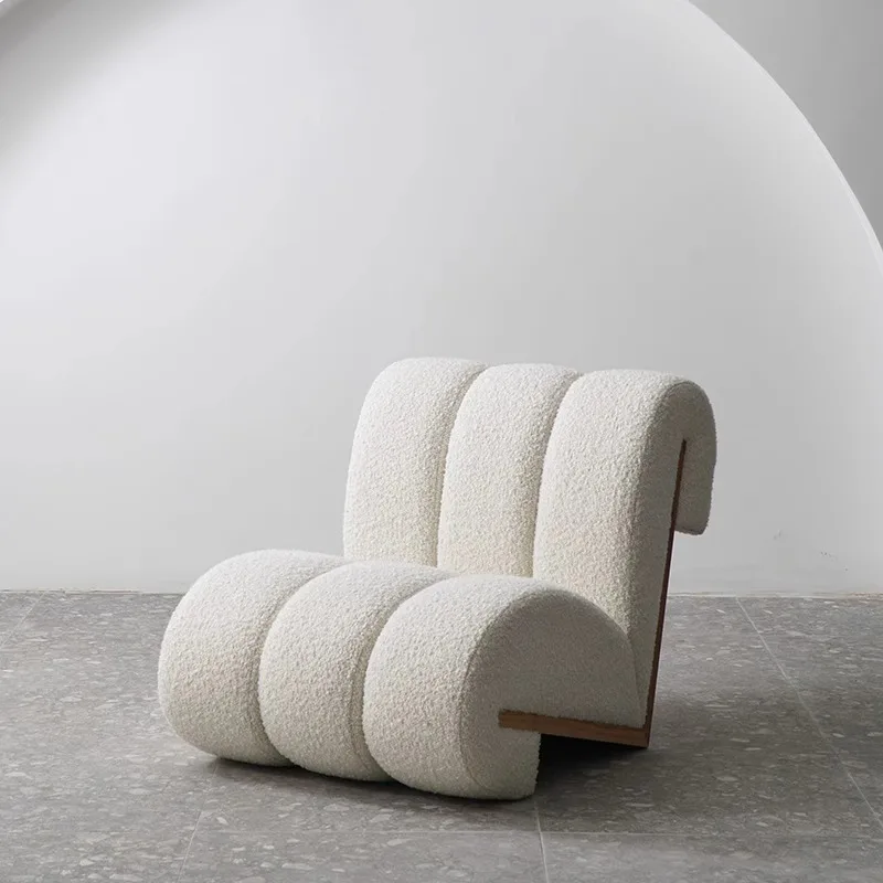 For Lamb Wool Fabric Sofa Chair Living Room Balcony Lazy Chair Personalized Single Leisure Chair
For Lamb Wool Fabric Sofa Chair Living Room Balcony Lazy Chair Personalized Single Leisure Chair