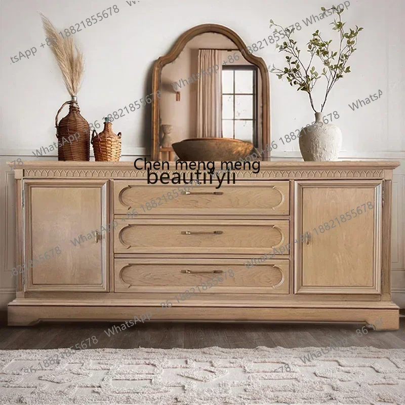 X French retro solid wood porch cabinet, TV cabinet, living room floor locker, bedroom storage cabinet
X French retro solid wood porch cabinet, TV cabinet, living room floor locker, bedroom storage cabinet