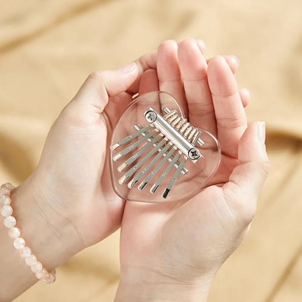 Heart-shaped Thumb Piano Camping Instrument Decorate Finger Mini Kalimba Clear Acrylic Functional Instruments Portable Party
Heart-shaped Thumb Piano Camping Instrument Decorate Finger Mini Kalimba Clear Acrylic Functional Instruments Portable Party