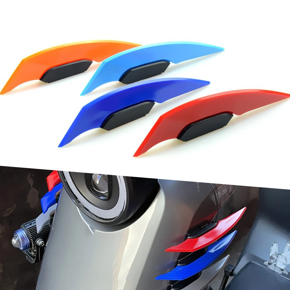 1 Pair Motorcycle Spoiler Wing Winglet Aerodynamic Spoiler Wing 14.4*1.2*2.9cm Transform for Motorcycles / E-Bikes / Scooters
1 Pair Motorcycle Spoiler Wing Winglet Aerodynamic Spoiler Wing 14.4*1.2*2.9cm Transform for Motorcycles / E-Bikes / Scooters