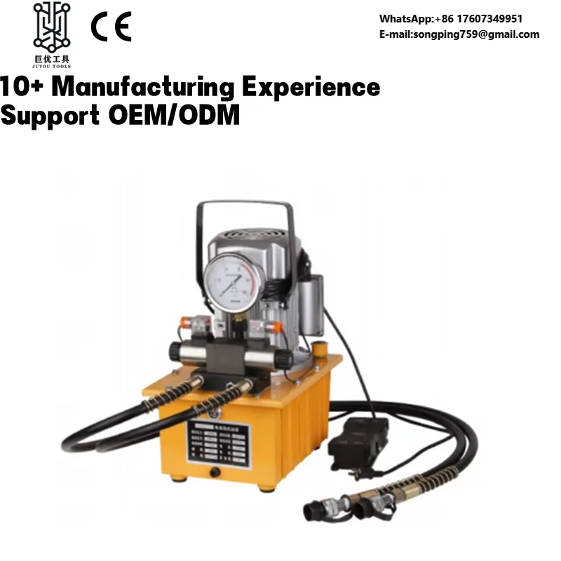 DB075-D2 Portable Ultra-High Pressure Hydraulic Electric Oil Pump Double Acting 700 Bar Hydraulic Oil Pump
DB075-D2 Portable Ultra-High Pressure Hydraulic Electric Oil Pump Double Acting 700 Bar Hydraulic Oil Pump