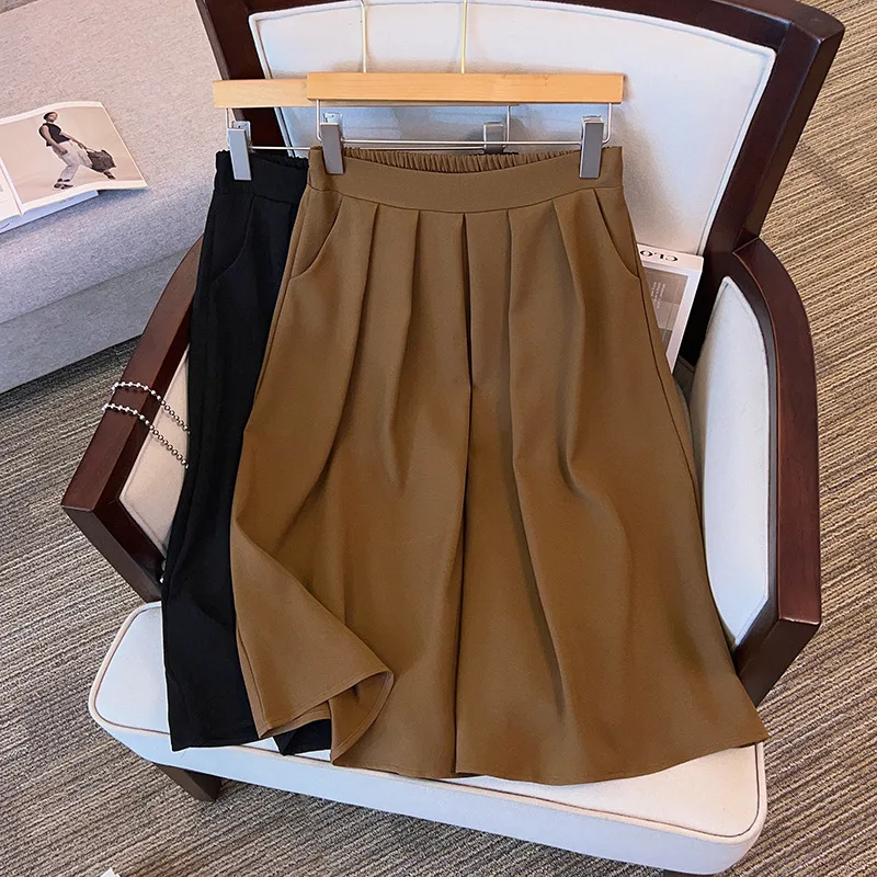 L-5XL Large Size Korean Women Business A-line Skirt 2023 Autumn Winter Casual Loose Elastic Waist Pocket Pleated Skirt MissLymi
L-5XL Large Size Korean Women Business A-line Skirt 2023 Autumn Winter Casual Loose Elastic Waist Pocket Pleated Skirt MissLymi