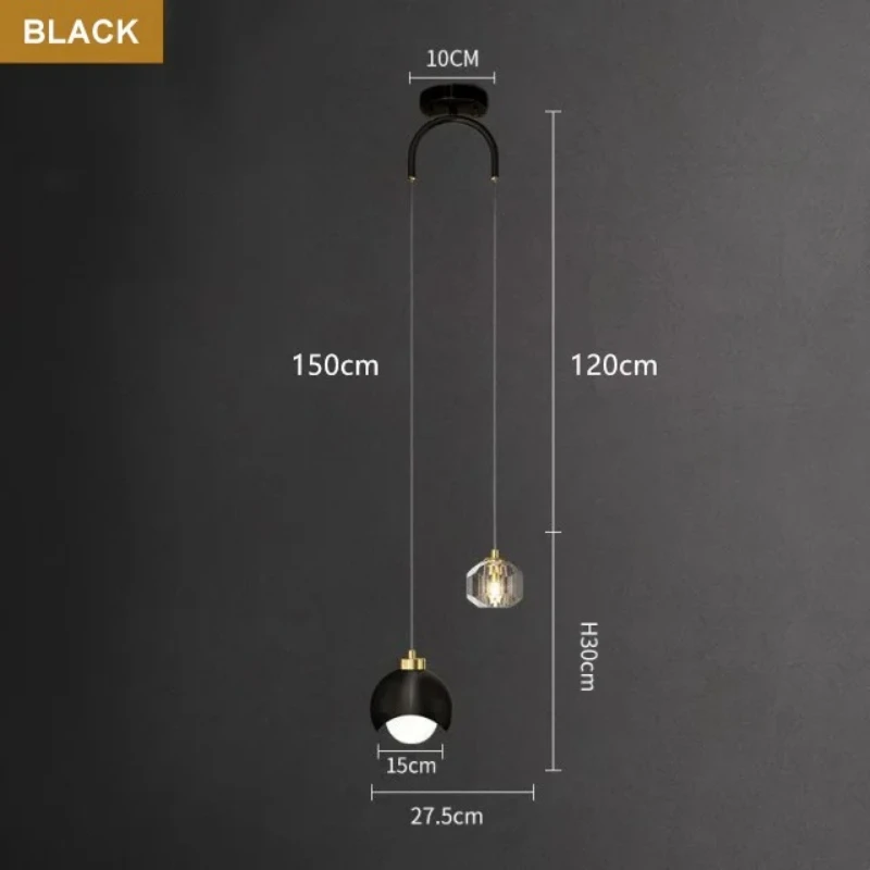 Crystal Pendant Light, Luxurious Modern Decorative Lighting Fixtures for Bedroom Headboard Living Room Study Entrance Hall
Crystal Pendant Light, Luxurious Modern Decorative Lighting Fixtures for Bedroom Headboard Living Room Study Entrance Hall