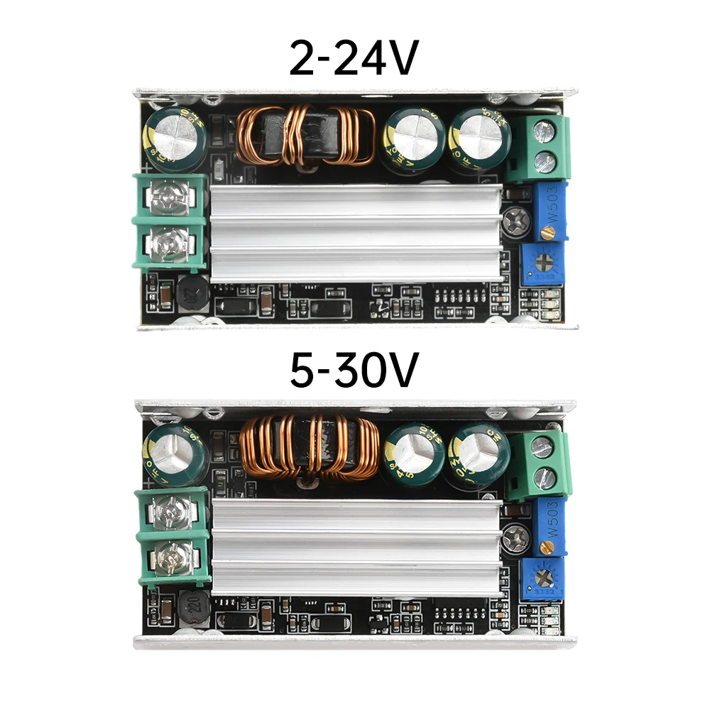 Li-ion Battery Step Up Boost Module DC 2-24V/5-30V to DC 3-30V/6-50V 5A 150W CC CV Power Supply Voltage Regulator
Li-ion Battery Step Up Boost Module DC 2-24V/5-30V to DC 3-30V/6-50V 5A 150W CC CV Power Supply Voltage Regulator