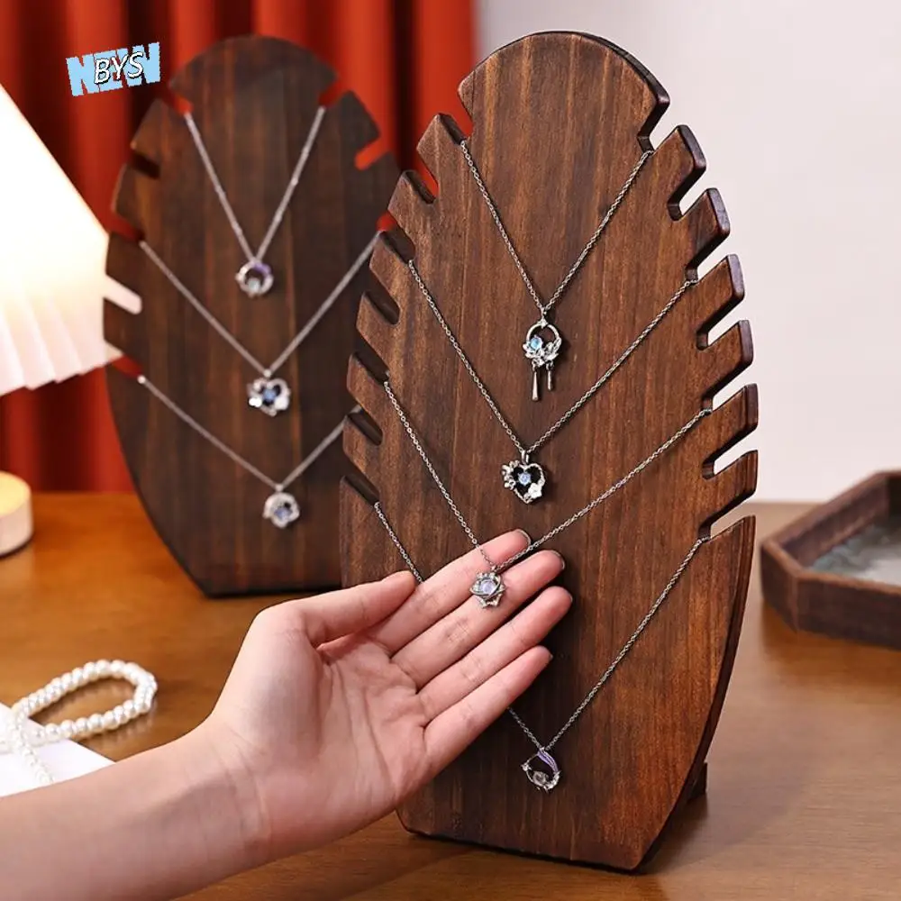 Wooden Flame Shape Necklace Display Board Stable Vintage Pendant Organizer Shelf Simple Jewelry Necklace Display Stand
Wooden Flame Shape Necklace Display Board Stable Vintage Pendant Organizer Shelf Simple Jewelry Necklace Display Stand