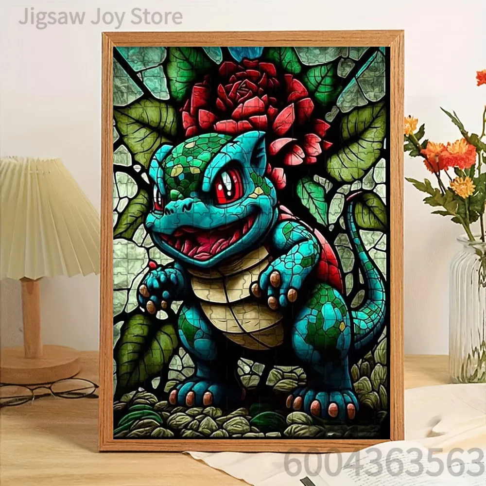 Paper Jigsaw Puzzle Bulbasaur Stained Glass Style with Rose Artwork Brain Teaser
Paper Jigsaw Puzzle Bulbasaur Stained Glass Style with Rose Artwork Brain Teaser