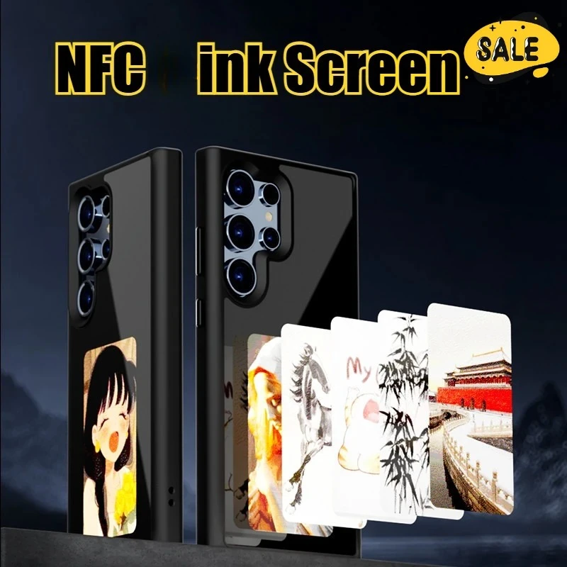 NFC ink Screen DIY Projection AI Phone Case for Samsung Galaxy S24 S23 Ultra Magnetic Shockproof Protector Cover
NFC ink Screen DIY Projection AI Phone Case for Samsung Galaxy S24 S23 Ultra Magnetic Shockproof Protector Cover