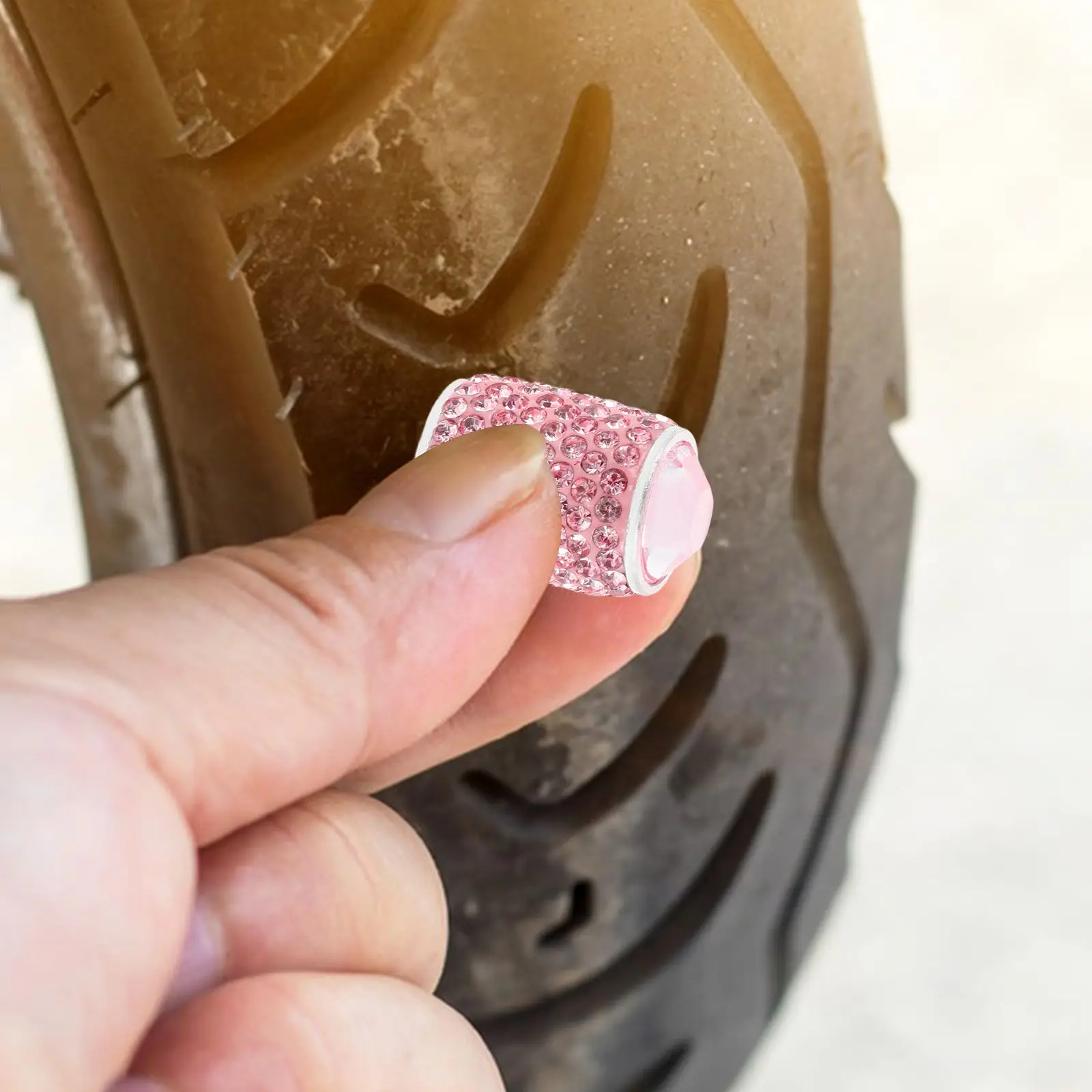 4pcs Rhinestone Tire Valve Caps Bling Car Accessories Sealing Ring Stem Covers for Cars Women Aluminum Alloy Decorative
4pcs Rhinestone Tire Valve Caps Bling Car Accessories Sealing Ring Stem Covers for Cars Women Aluminum Alloy Decorative