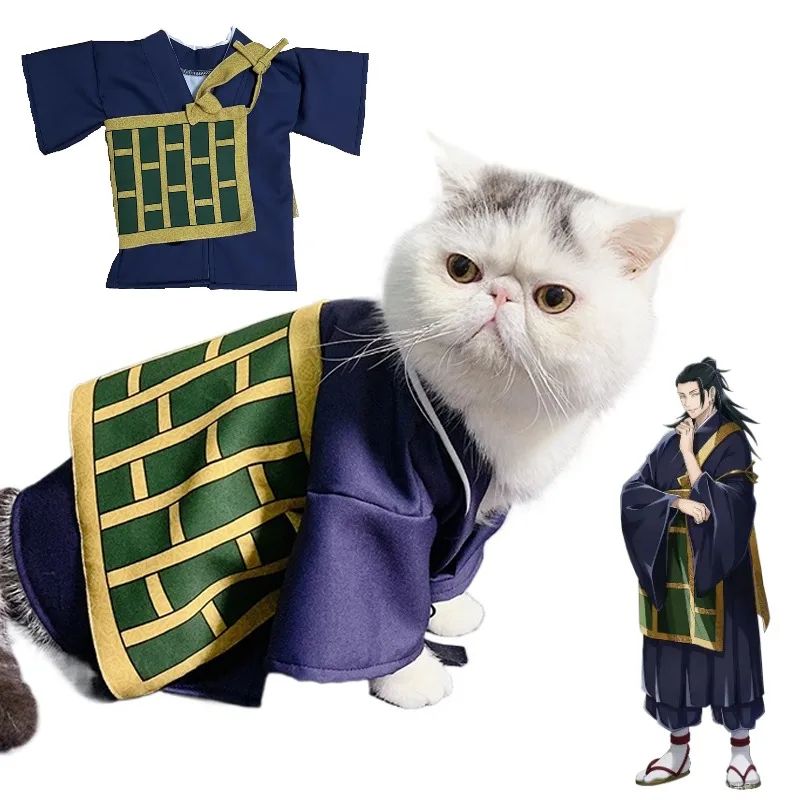 Geto Suguru Pet Cosplay Coat Cartoon Anime Cat Dog Party Costume Cute Pet Clothes Christmas Halloween Pet Costume Photo Props
Geto Suguru Pet Cosplay Coat Cartoon Anime Cat Dog Party Costume Cute Pet Clothes Christmas Halloween Pet Costume Photo Props