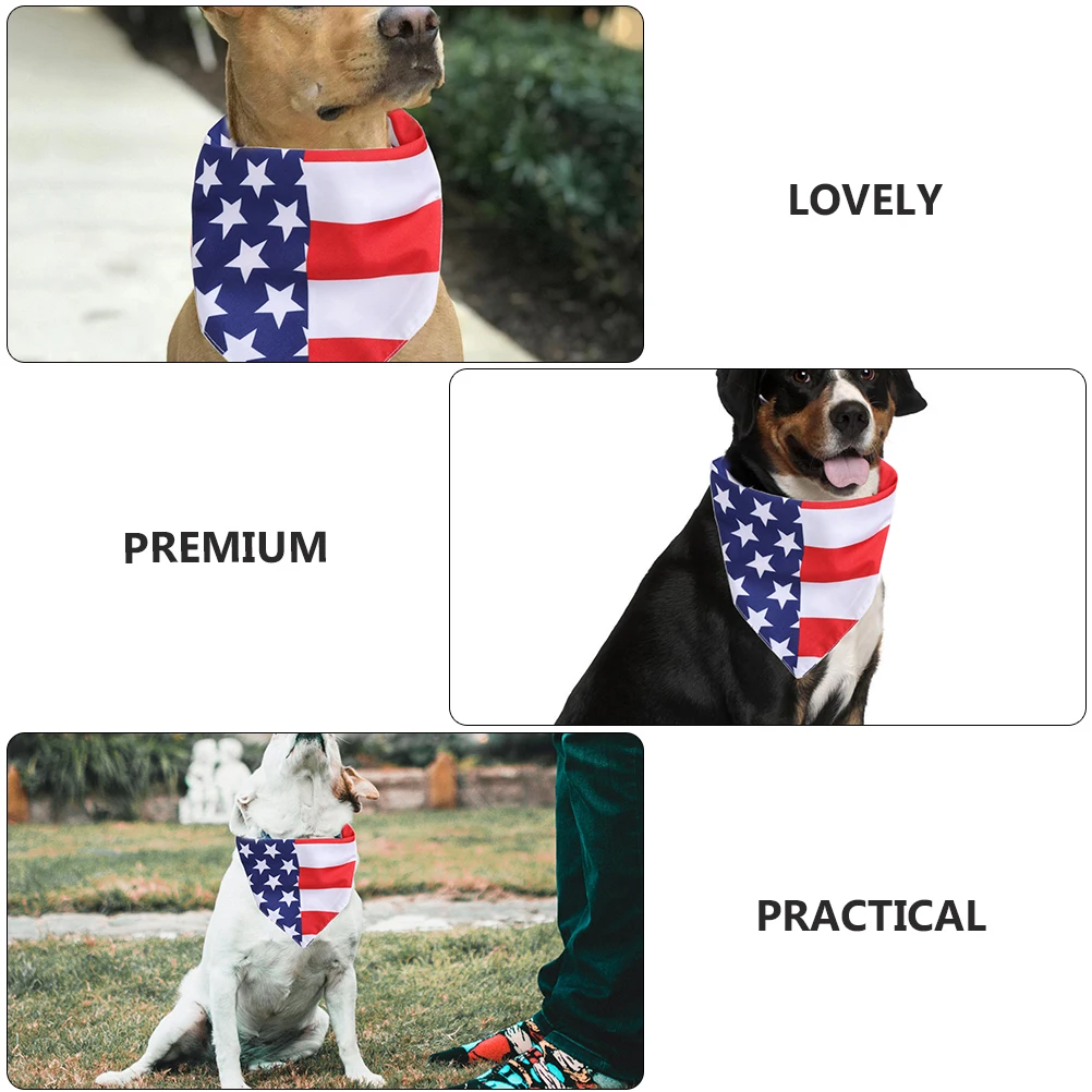 American Flag Polyester Pet Bib Festival Scarf Medium Large Dogs Independence Day Party Costume Bandana for Labrador
American Flag Polyester Pet Bib Festival Scarf Medium Large Dogs Independence Day Party Costume Bandana for Labrador