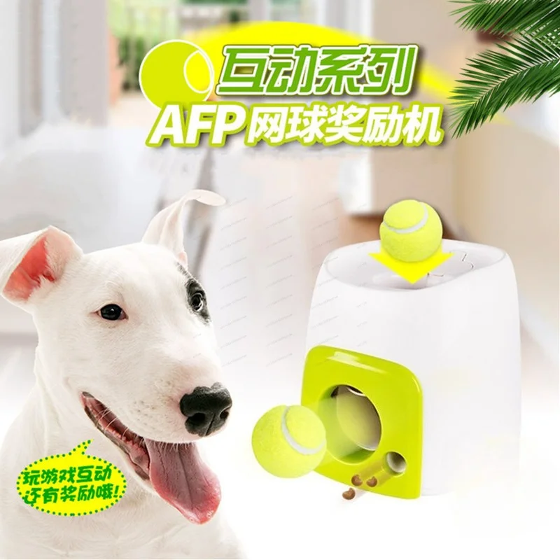 Dog Tennis Ball Food Reward Machine Interactive Rolling Ball Toy Training Feeder Boredom Relief Pet Toy
Dog Tennis Ball Food Reward Machine Interactive Rolling Ball Toy Training Feeder Boredom Relief Pet Toy