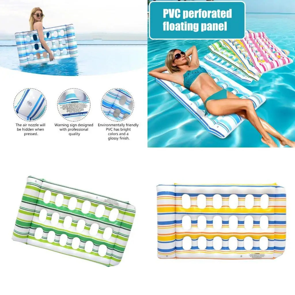 Inflatable Water Floating Mats With Quick Valves Swimming Pool Float Water Hammocks K1YF
Inflatable Water Floating Mats With Quick Valves Swimming Pool Float Water Hammocks K1YF
