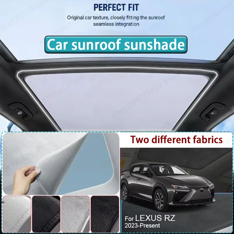 For LEXUS RZ 2023-Present Car Sunroof Sunshade Heat Insulation UV Protection Electrostatic Suede Skylight Cover
For LEXUS RZ 2023-Present Car Sunroof Sunshade Heat Insulation UV Protection Electrostatic Suede Skylight Cover