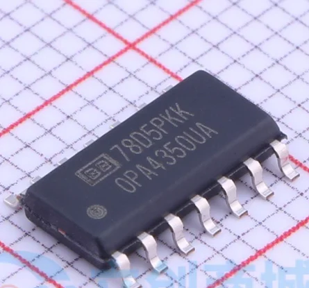 OPA4350UA SOIC-14 High-Speed, Single-Supply, Rail-to-Rail OPERATIONAL AMPLIFIERS
OPA4350UA SOIC-14 High-Speed, Single-Supply, Rail-to-Rail OPERATIONAL AMPLIFIERS