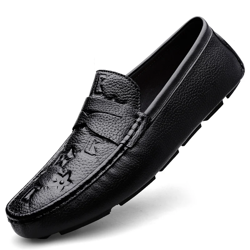 Mens Leather Loafers Driving Shoes Breathable Anti-Slip Spring Summer High-quality Business Shoes Lazy People Pedal Doudou Shoes
Mens Leather Loafers Driving Shoes Breathable Anti-Slip Spring Summer High-quality Business Shoes Lazy People Pedal Doudou Shoes