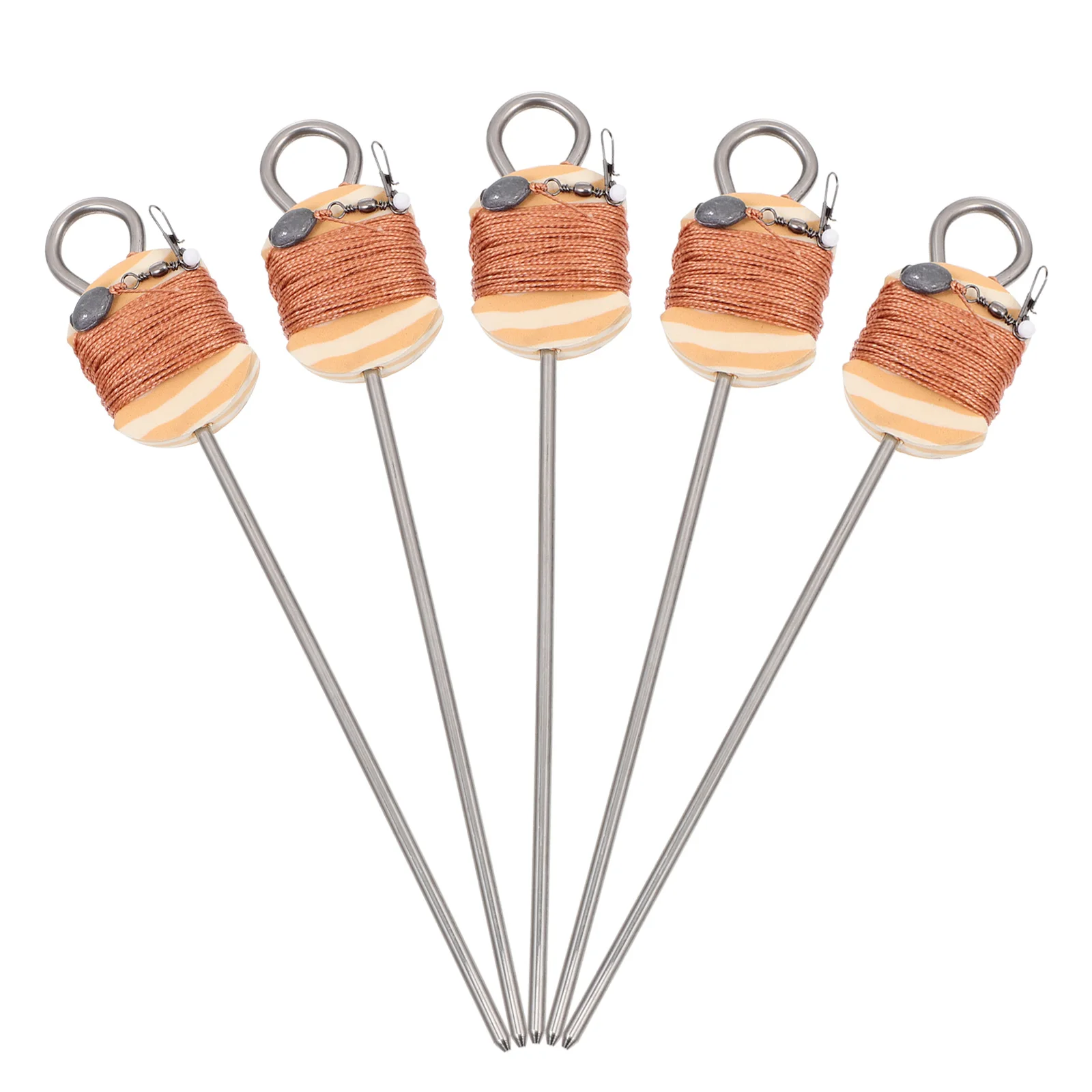 5pcs Turtle Line Set Fishing Hooks Durable Freshwater Fishing Gear Multipurpose Soft-shelled Wire Hooks
5pcs Turtle Line Set Fishing Hooks Durable Freshwater Fishing Gear Multipurpose Soft-shelled Wire Hooks