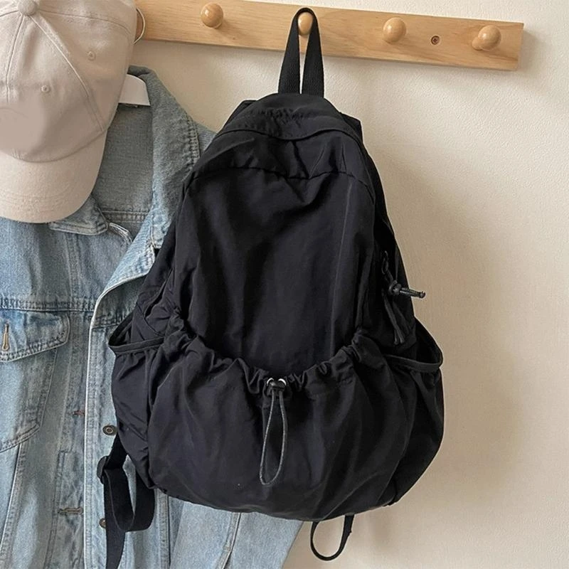 340D Korean Travel Backpack Nylon Fabric Ergonomic Comfortable School Bag Spacious Daypack Book Bags for Students
340D Korean Travel Backpack Nylon Fabric Ergonomic Comfortable School Bag Spacious Daypack Book Bags for Students