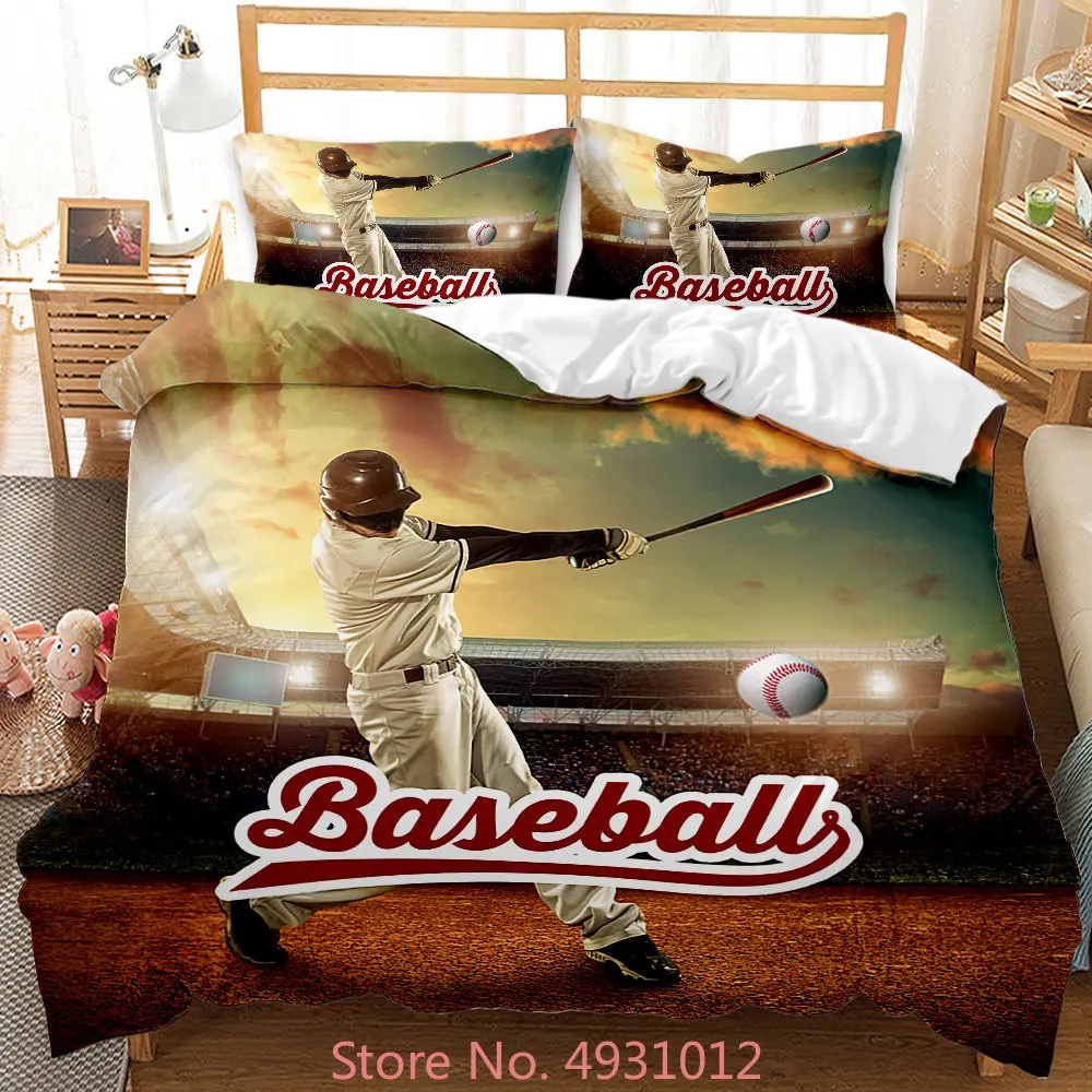 Baseball Movement Boys Adult Teens Bedding Set Cool Sports Pattern Duvet Cover with Pillowcases Home Textiles Bedroom Decoration
Baseball Movement Boys Adult Teens Bedding Set Cool Sports Pattern Duvet Cover with Pillowcases Home Textiles Bedroom Decoration