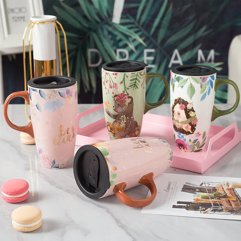 Creative Japanese Hand Drawn Forest Animals Water Cup Ceramic Coffee Mug With Lid
Creative Japanese Hand Drawn Forest Animals Water Cup Ceramic Coffee Mug With Lid