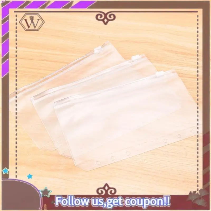 ABBG-34 PCS Binder Pockets A6 Size 6 Holes Zipper Binder Pouch Folders Clear Waterproof PVC Loose Leaf Bags For 6 Ring Binder
ABBG-34 PCS Binder Pockets A6 Size 6 Holes Zipper Binder Pouch Folders Clear Waterproof PVC Loose Leaf Bags For 6 Ring Binder