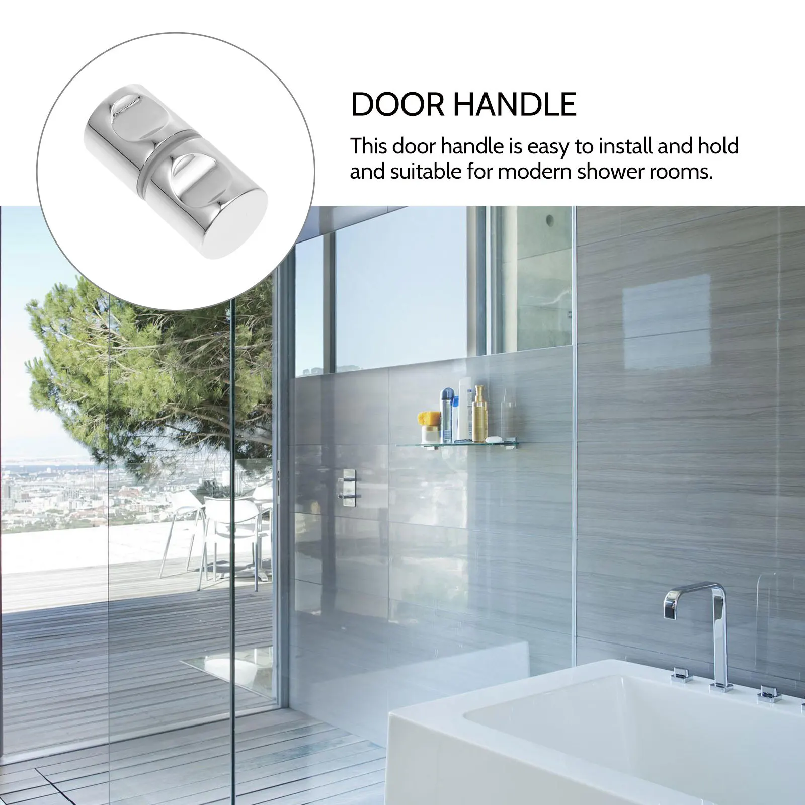 1pc Silver Aluminum Alloy Shower Door Handle Durable Glass Door Knob For Bathroom Kitchen Cabinet Wardrobe Drawer Furniture
1pc Silver Aluminum Alloy Shower Door Handle Durable Glass Door Knob For Bathroom Kitchen Cabinet Wardrobe Drawer Furniture