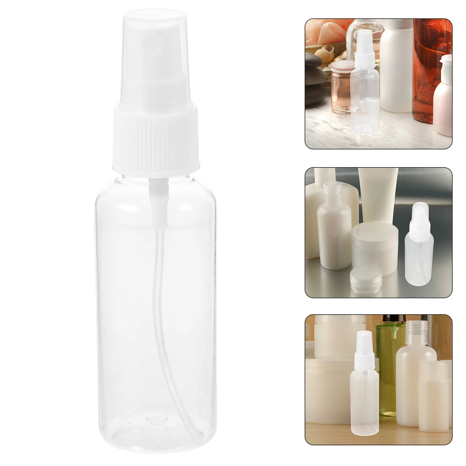 1Pc 50ML Small Mini Plastic Small Empty Spray Bottle For Make Up And Skin Care Refillable Travel Use
1Pc 50ML Small Mini Plastic Small Empty Spray Bottle For Make Up And Skin Care Refillable Travel Use