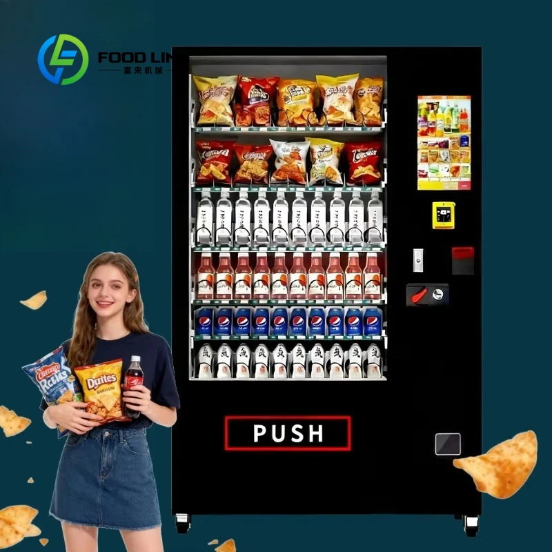 Customized size automatic soft drink and snack vending machine for food and beverage retail merchandise
Customized size automatic soft drink and snack vending machine for food and beverage retail merchandise