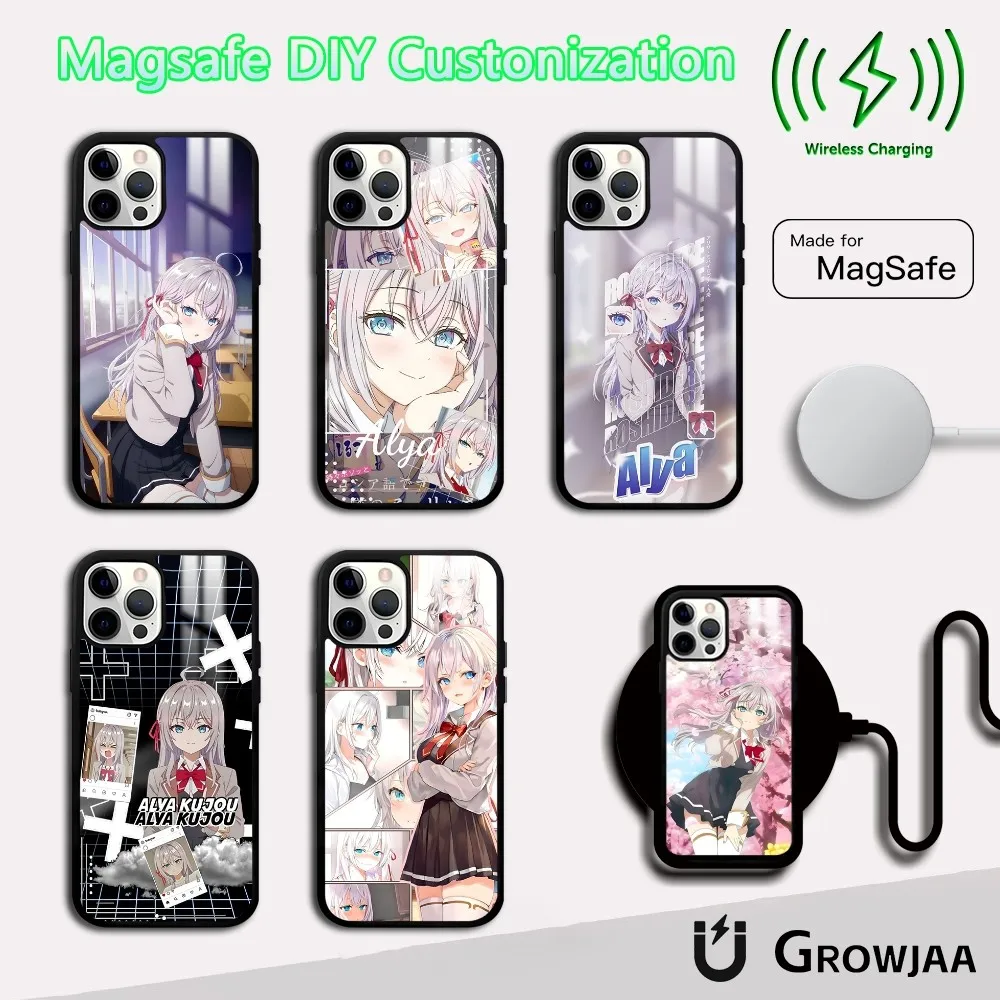 Kawaii Anime Girl A-Alya Phone Case For iPhone 16 15 14 13 12 11 Pro Max Plus Mini Magsafe Mirror Wireless Magnetic Cover
Kawaii Anime Girl A-Alya Phone Case For iPhone 16 15 14 13 12 11 Pro Max Plus Mini Magsafe Mirror Wireless Magnetic Cover
