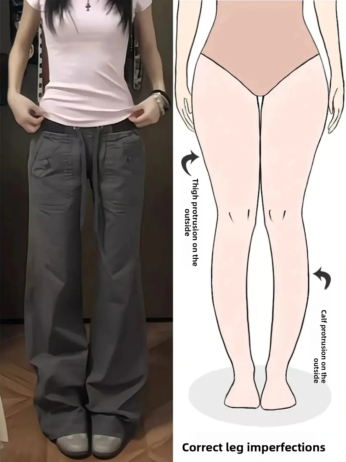 Retro American Drawstring Wide Leg Pants Women's Summer New Loose Elastic Waist Long Trousers Pear Body Shape Versatile
Retro American Drawstring Wide Leg Pants Women's Summer New Loose Elastic Waist Long Trousers Pear Body Shape Versatile