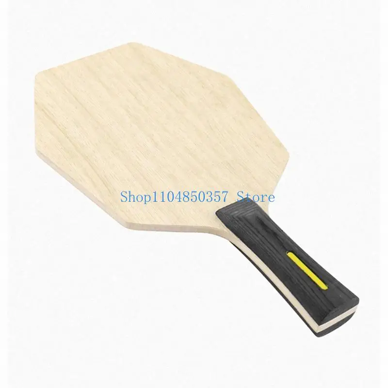 652F Pingpong Racket Bottom Plate Table Tennis Racket Baseboard Hexagon Table Tennis Racket Base Table Tennis Accessory