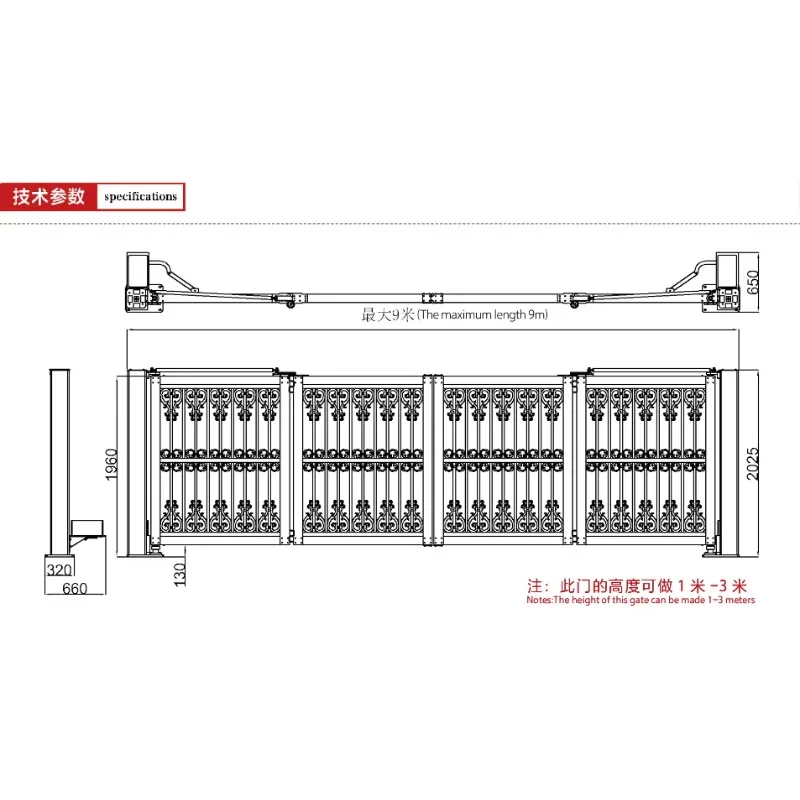 Automatic Electric Retractable Accordion Folding Gate For Villa Retractable Aluminium Folding Gates
Automatic Electric Retractable Accordion Folding Gate For Villa Retractable Aluminium Folding Gates