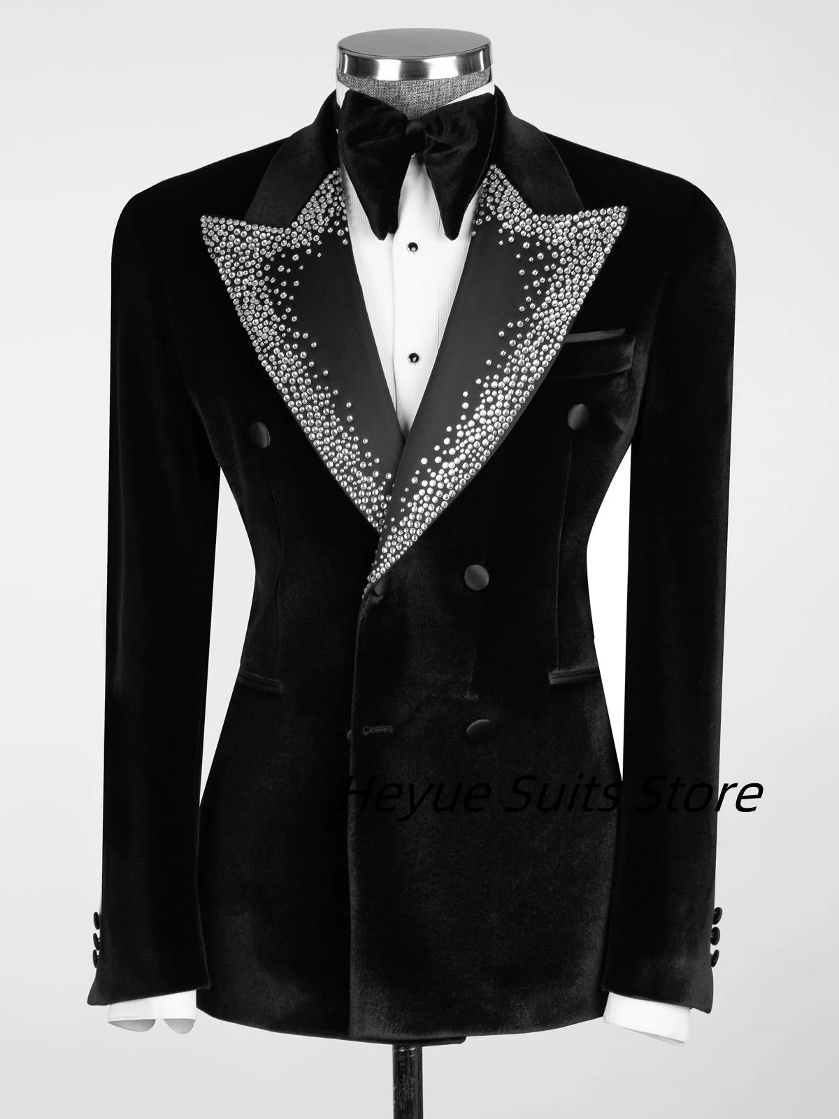 Elegant velvet Slim Fit Man Suits Custumized Groom Wedding Party Tuxedos Lapel 2 Pieces Sets Male Blazers Fashion Costumes Homme
Elegant velvet Slim Fit Man Suits Custumized Groom Wedding Party Tuxedos Lapel 2 Pieces Sets Male Blazers Fashion Costumes Homme