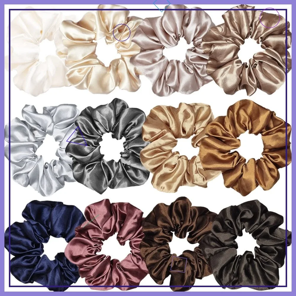 12 Pcs Silk Satin Scrunchies Soft Hair Ties Fashion Hair Bands for Women Girls, 4.5 Inch Assorted Multi-Color
12 Pcs Silk Satin Scrunchies Soft Hair Ties Fashion Hair Bands for Women Girls, 4.5 Inch Assorted Multi-Color