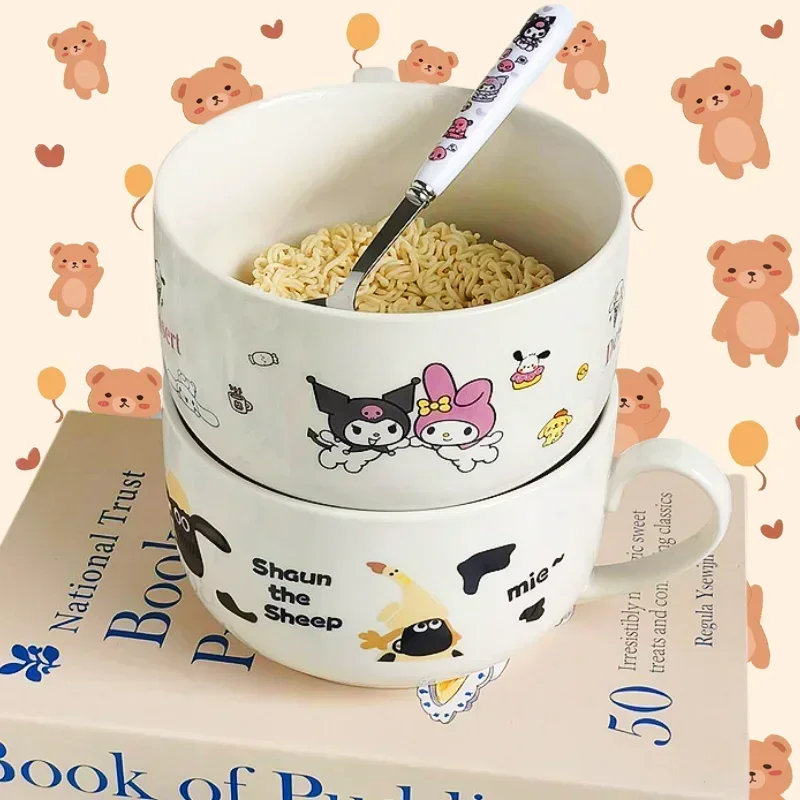 My Melody Kuromi Anime Kawaii MINISO Creativity Ceramic Bowl Cute Noodle Ceramic Bowl Home Tableware Lovely Gifts for Kids
My Melody Kuromi Anime Kawaii MINISO Creativity Ceramic Bowl Cute Noodle Ceramic Bowl Home Tableware Lovely Gifts for Kids