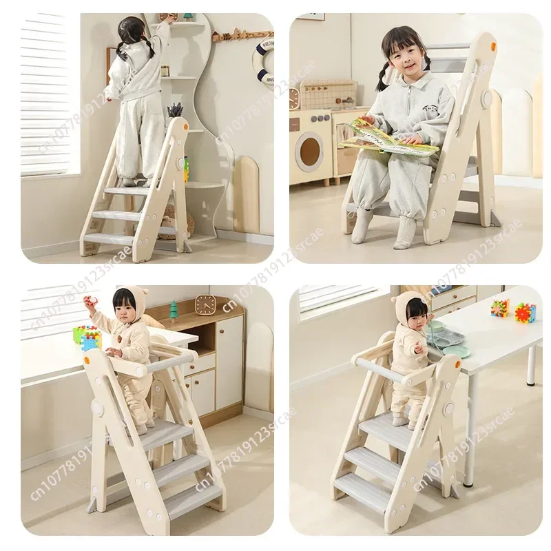 Foldable Practical Learning Tower Baby Washstand Step Stool, Children's Ascending Footstool, Adjustable Hand Washing Stairs,
Foldable Practical Learning Tower Baby Washstand Step Stool, Children's Ascending Footstool, Adjustable Hand Washing Stairs,