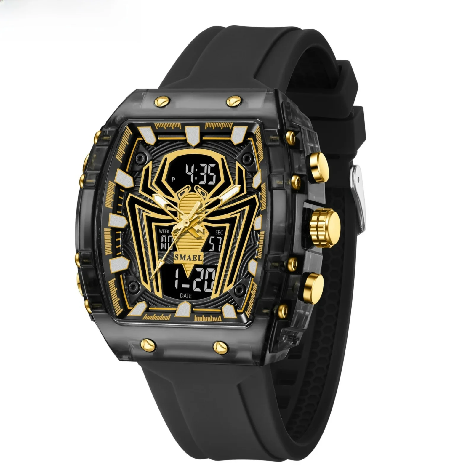 Military Sport Watch Dual Time Men Watches 50m Waterproof Male Clock Shock Resisitant Date Week Display Sport Watches Reloj
Military Sport Watch Dual Time Men Watches 50m Waterproof Male Clock Shock Resisitant Date Week Display Sport Watches Reloj