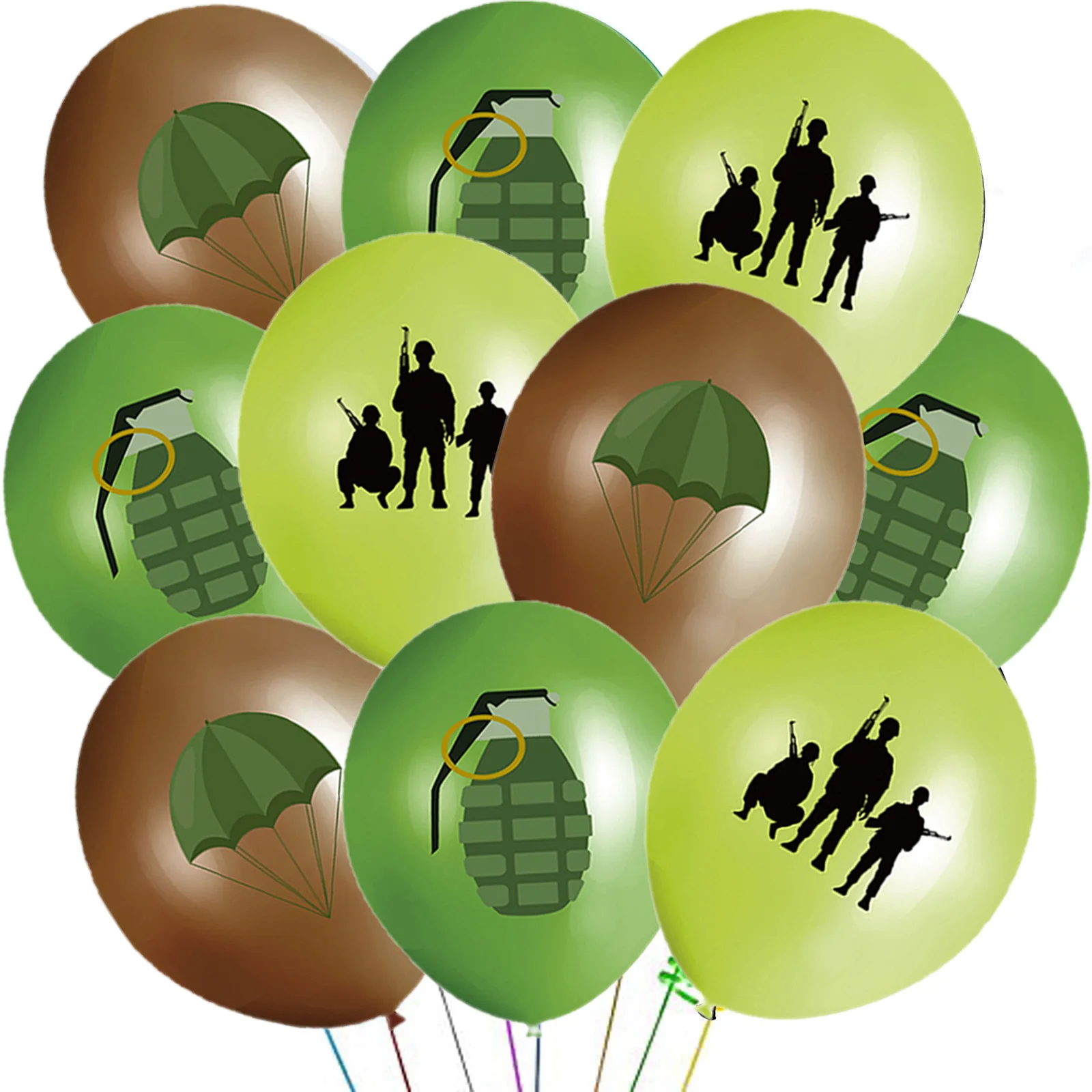 15Pcs Military Camouflage Birthday Party Decorations Army Soldier Supplies with Green Camo Party Balloons Decor
15Pcs Military Camouflage Birthday Party Decorations Army Soldier Supplies with Green Camo Party Balloons Decor