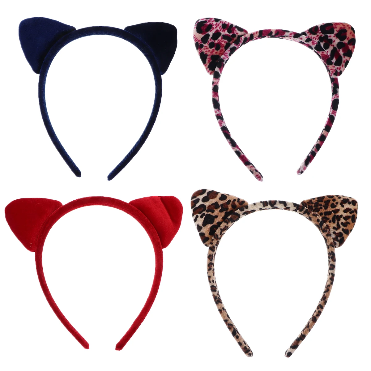 4 Pcs Hair Hoop Leopard Print Cat Ear Headb Halloween Party Accessories Women Girls Christmas Gift Hairb Decorations Plastic
4 Pcs Hair Hoop Leopard Print Cat Ear Headb Halloween Party Accessories Women Girls Christmas Gift Hairb Decorations Plastic