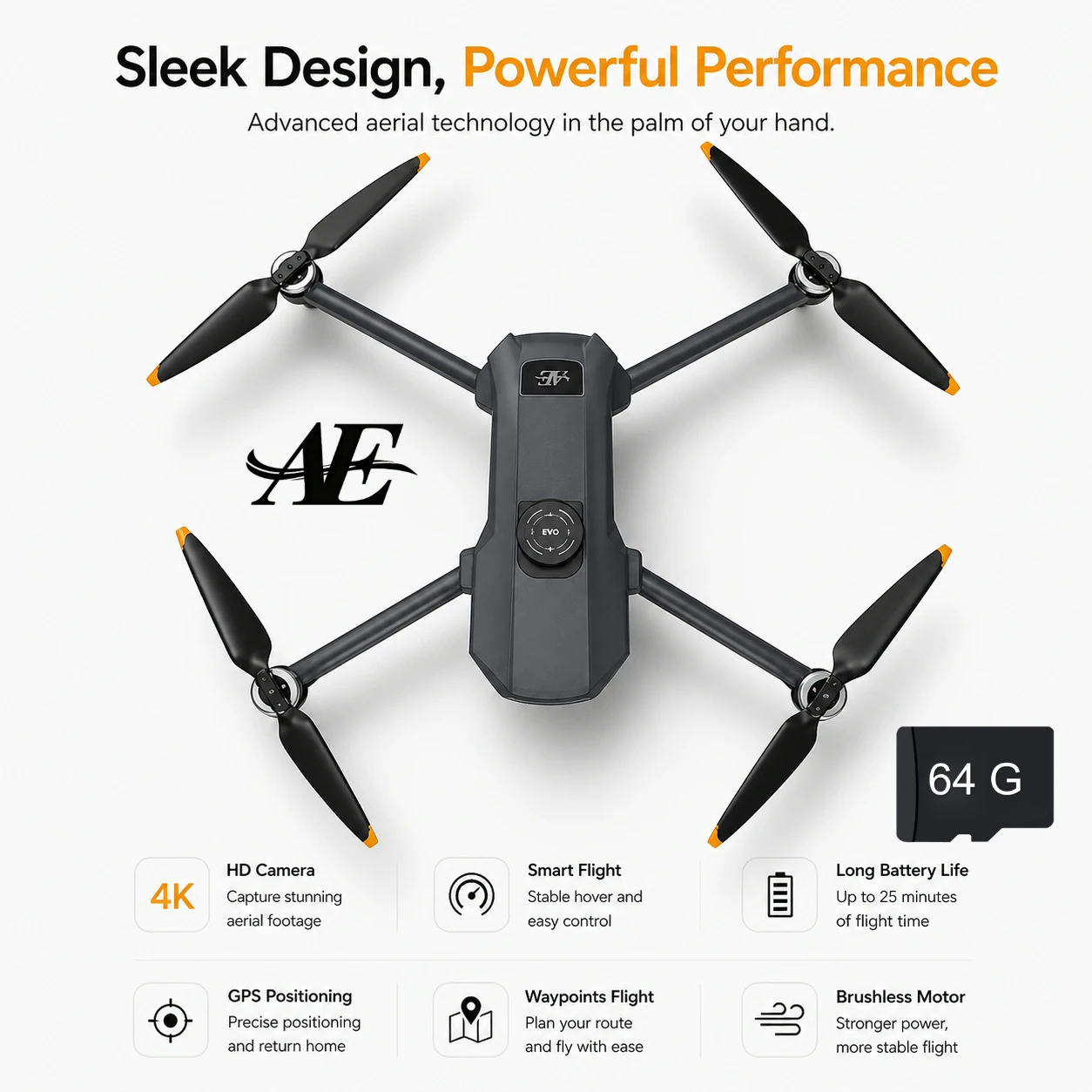 HD 64G 8K Aerial Photography Drone with Three-Axis Gimbal GPS Automatic Return Remote Control 3-Axis Gimbal RC Quadcopter AE30
HD 64G 8K Aerial Photography Drone with Three-Axis Gimbal GPS Automatic Return Remote Control 3-Axis Gimbal RC Quadcopter AE30