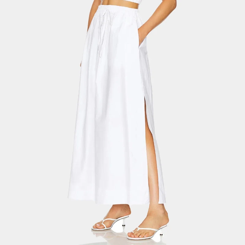 Women's Cotton Skirt Autumn and Winter New High Waisted Slit Solid Color Long Skirt
Women's Cotton Skirt Autumn and Winter New High Waisted Slit Solid Color Long Skirt