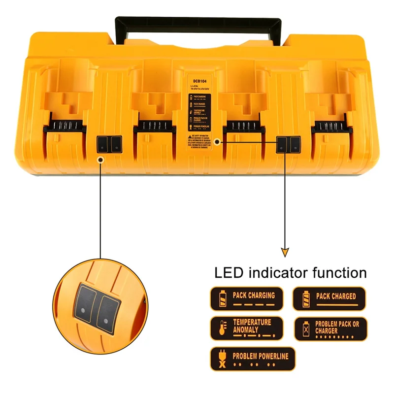 DCB104 Replacement For Battery Charger,Charging For12v/20V Max Battery,DCB124 DCB126 DCB200 DCB205 DCB206
DCB104 Replacement For Battery Charger,Charging For12v/20V Max Battery,DCB124 DCB126 DCB200 DCB205 DCB206
