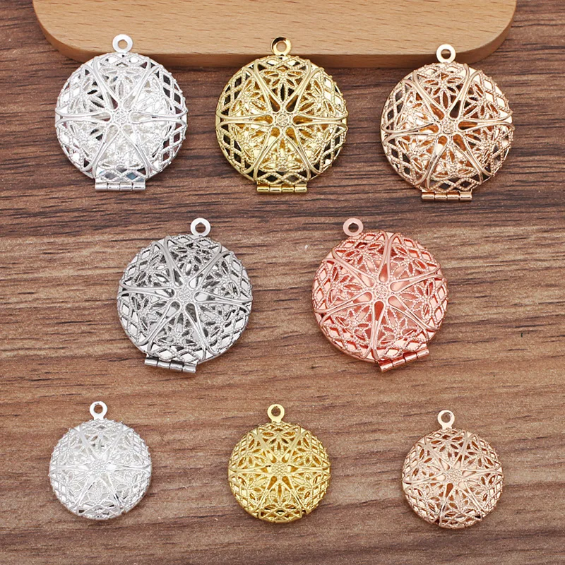 30pcs/Lot Vintage Hollow Round Photo Frame Locket Charms Copper Frame Pendants for DIY Jewelry Making Wholesale 20mm/27mm
30pcs/Lot Vintage Hollow Round Photo Frame Locket Charms Copper Frame Pendants for DIY Jewelry Making Wholesale 20mm/27mm