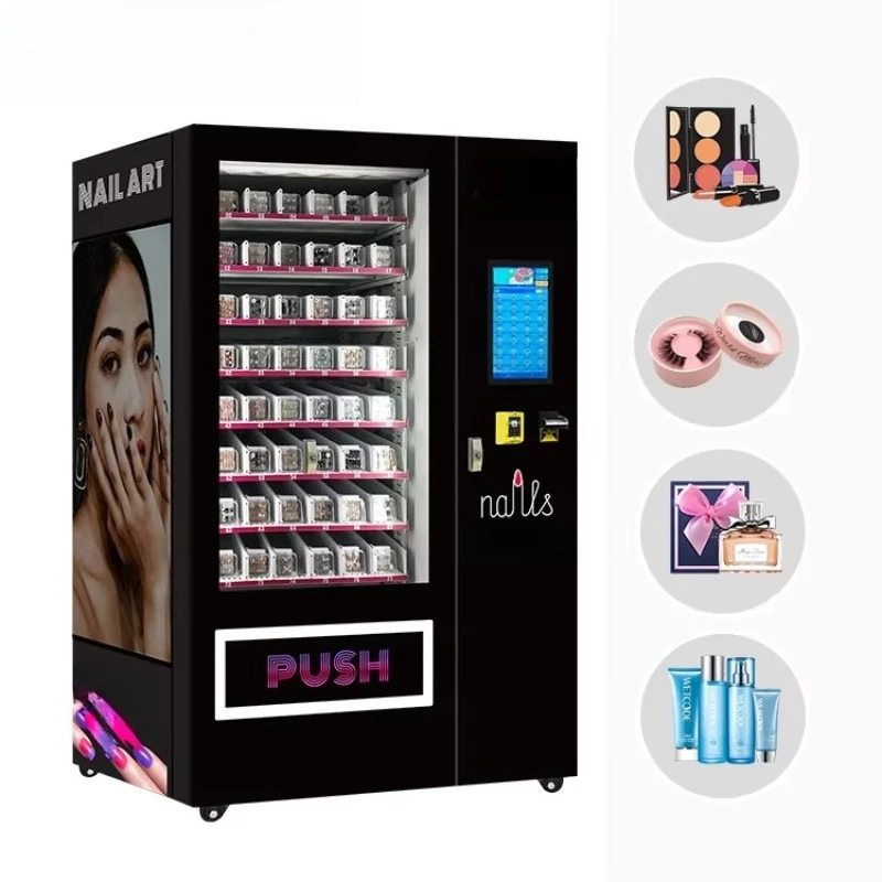 Customized 24 Hours Self Service Beautiful New Design Cosmetic Vending Machine for False Eyelashes, False Nails and Lipstick
Customized 24 Hours Self Service Beautiful New Design Cosmetic Vending Machine for False Eyelashes, False Nails and Lipstick